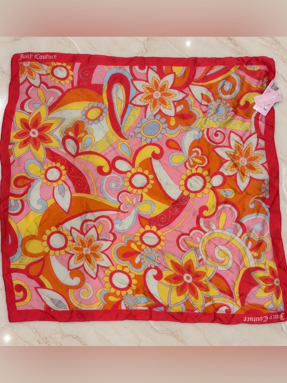 Juicy Couture multi wear square scarf